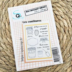 Tampons clear – Les confitures – Quiscrap