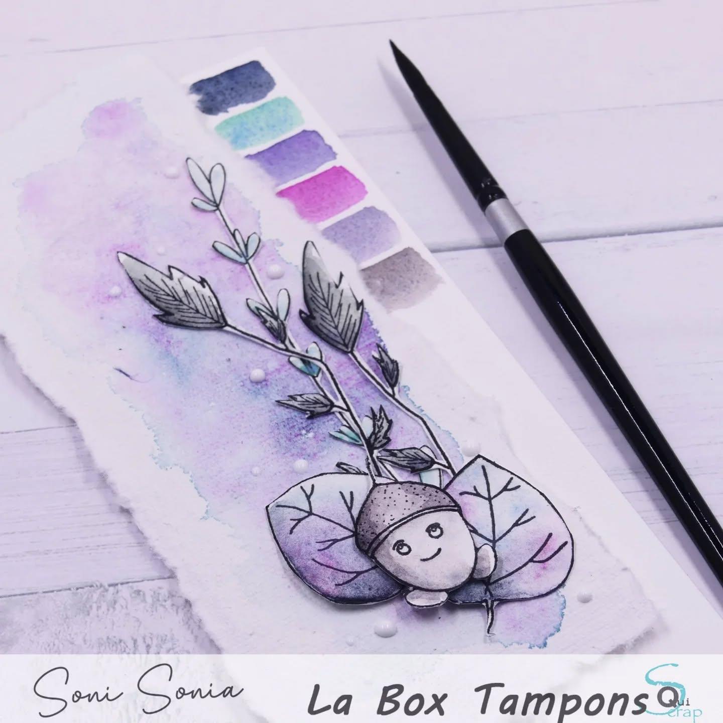 You are currently viewing Zoom sur la planche de Tampons dessinés par Scrap Bouc et colorisés par Sonia