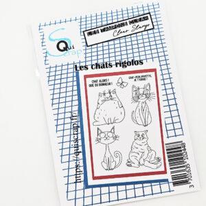 Tampons clear – Les chats rigolos – Quiscrap