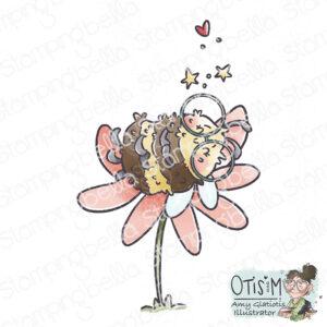 Tampons - BUZZY BEE SNOOZING - Stamping Bella