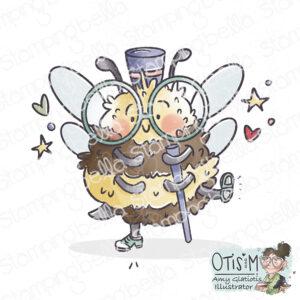 Tampons - BUZZY BEE TAP DANCING - Stamping Bella