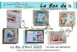 Lire la suite à propos de l’article 6 Tutos à réaliser avec la Box d’Avril 2025