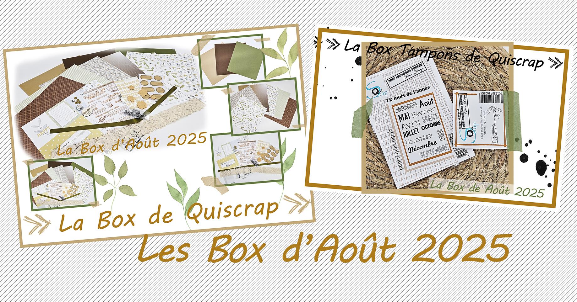 You are currently viewing Les Box d’Août 2025