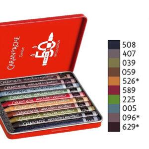 Boîte 10 Pastels NEOCOLOR™ II Aquarelle 50 ans Dark – Édition Spéciale