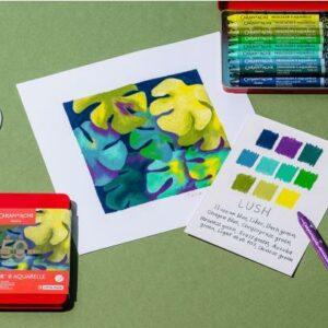 Boîte 10 Pastels NEOCOLOR™ II Aquarelle 50 ans Lush – Édition Spéciale