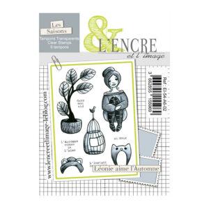 Tampon clear – Leonie aime l’Automne – L’Encre et l’Image