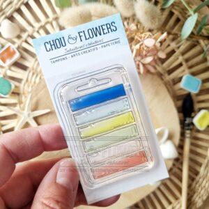 CLEAR A8 ETIQUETTE – REVE AZUR – Chou & Flowers