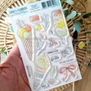 CLEAR A6 LES GLACES – REVE AZUR – Chou & Flowers