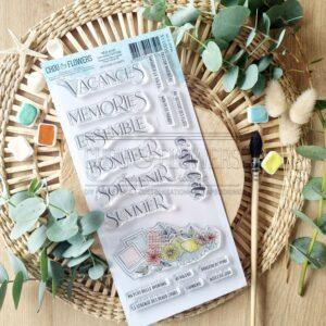 CLEAR DL LES MOTS C’EST L’ETE – REVE AZUR – Chou & Flowers