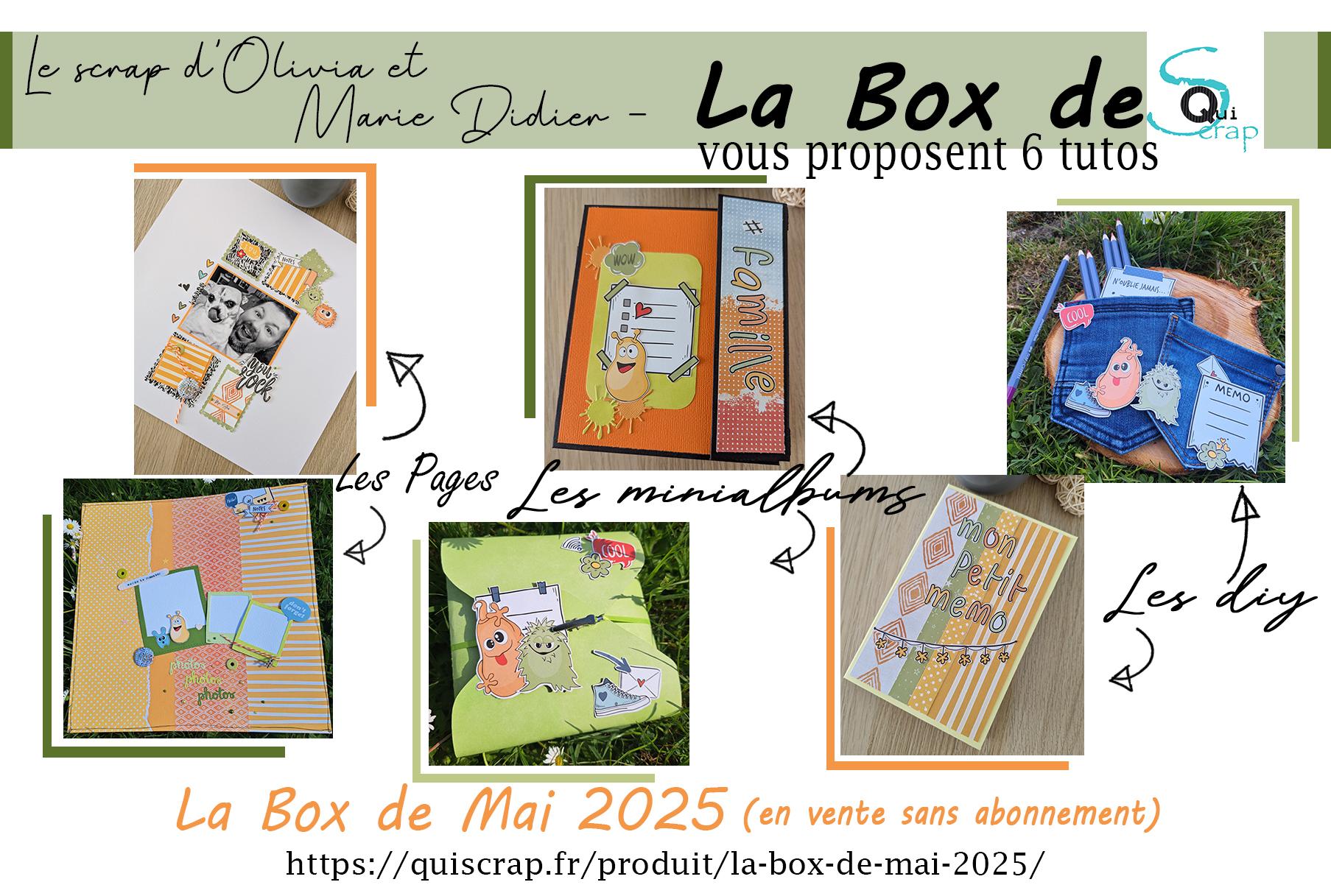 You are currently viewing 6 Tutos à réaliser avec la Box de Mai 2025