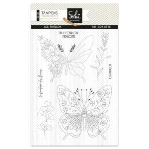 Tampons transparents – SOUVENIRS D’ENFANCE : Joli Papillon – Sokaï