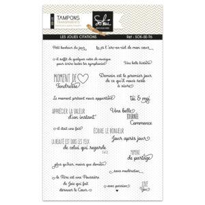 Tampons transparents – SOUVENIRS D’ENFANCE : Les jolies citations – Sokaï