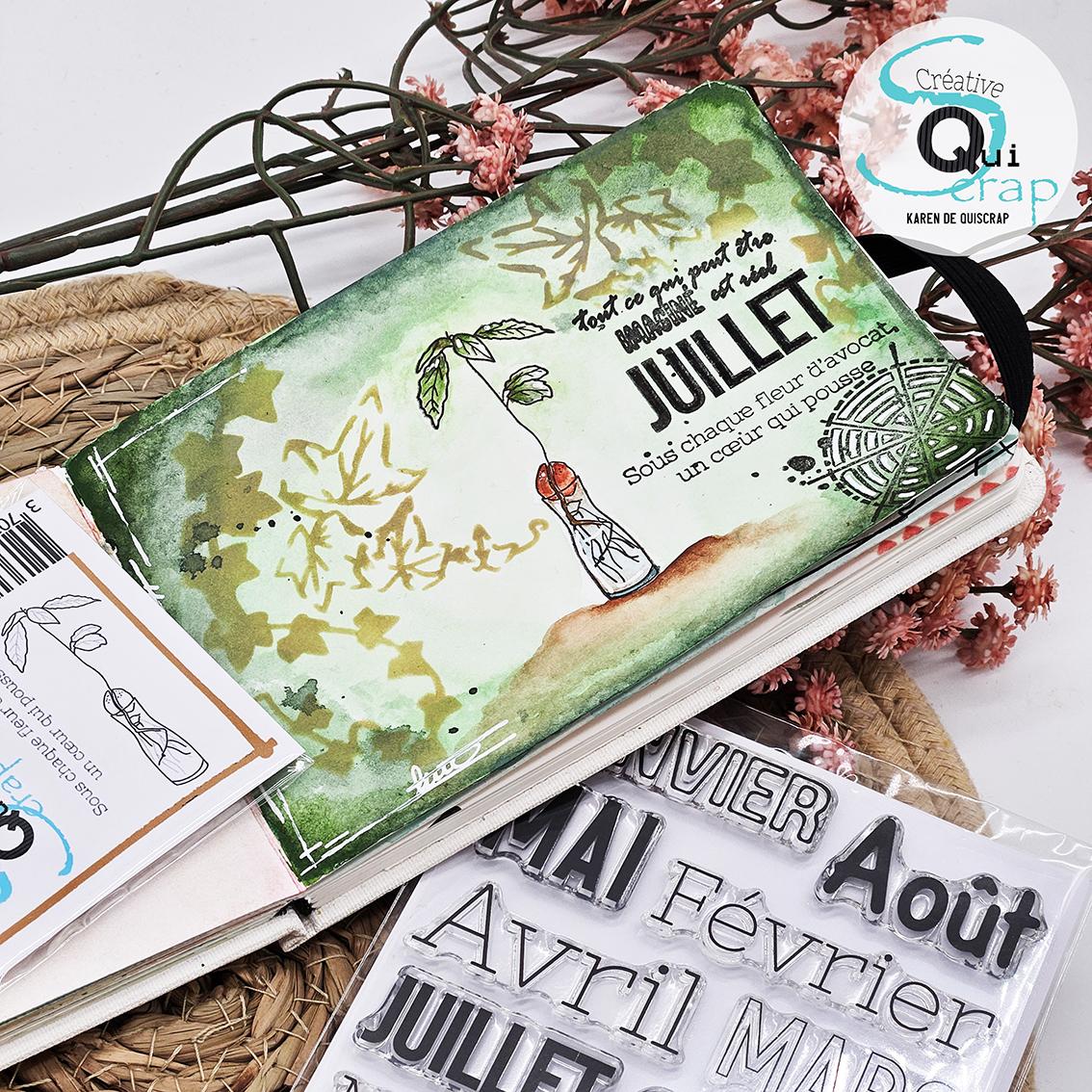 You are currently viewing Zoom sur la Box Tampons d’Août 2025 par Karen