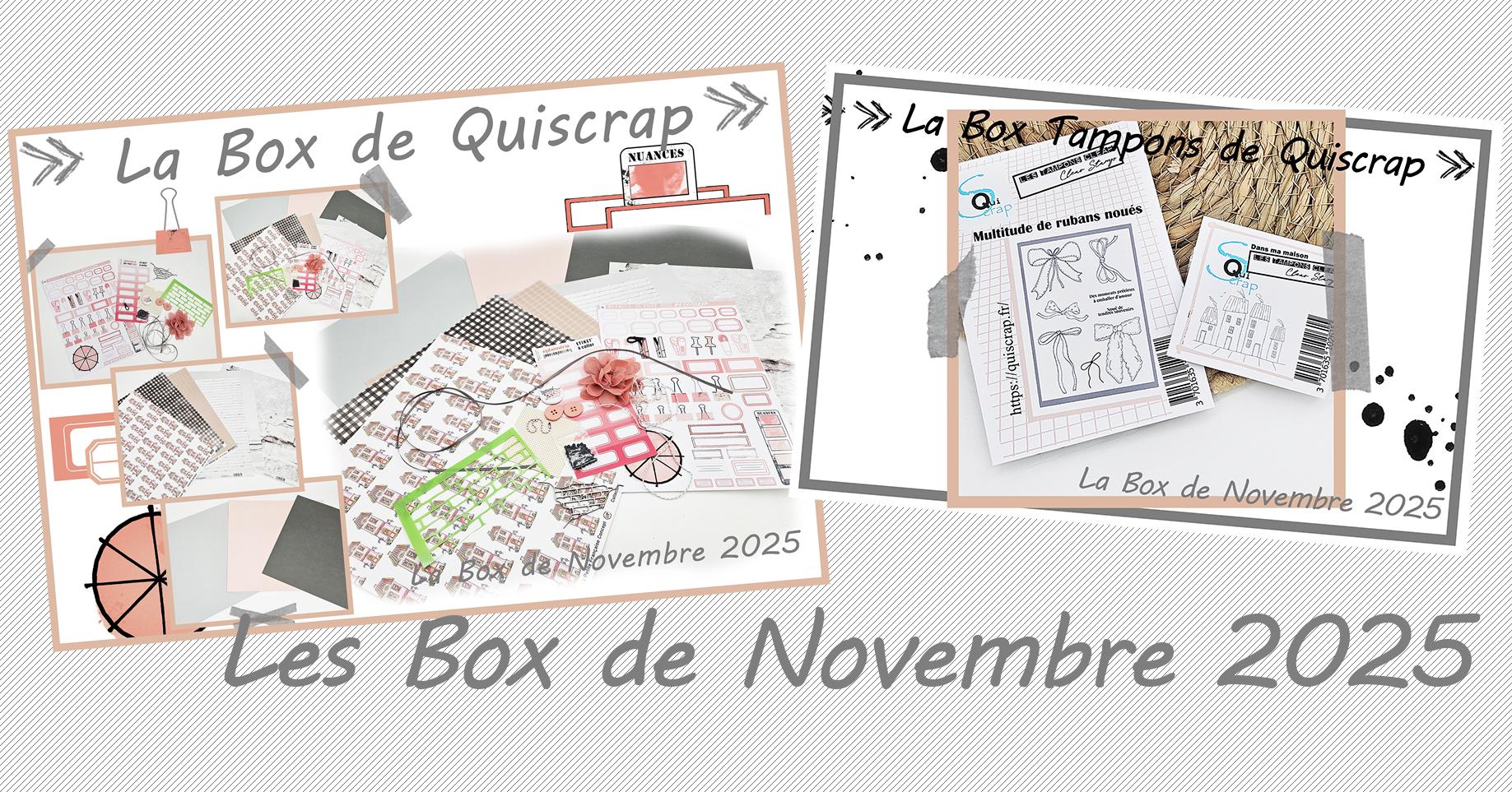 You are currently viewing Les Box de Novembre 2025