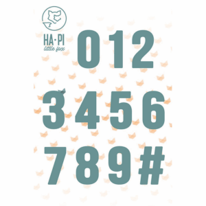 Matrices de découpe Chiffres – HA PI Little Fox