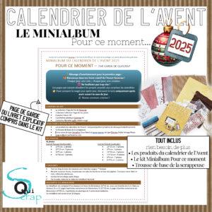 Kit Minialbum du calendrier de l’Avent 2025 « Pour ce moment… »
