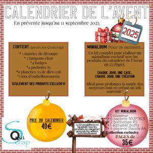 Calendrier de l’Avent Quiscrap 2025