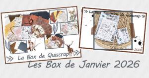 Lire la suite à propos de l’article Les Box de Janvier 2026