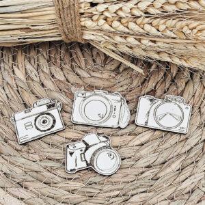 Embellissements – 4 appareils photo – Quiscrap