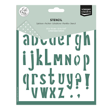 Pochoir  – Lowercase letters – Vaessen Créative