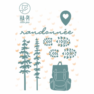 Matrices de découpe ‘HA PI Little Fox – Edelweiss’ Randonnée