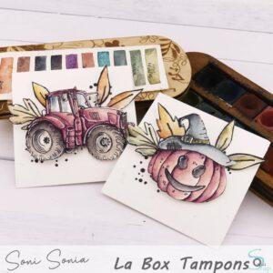 Tampons clear – Mon beau tracteur – Quiscrap
