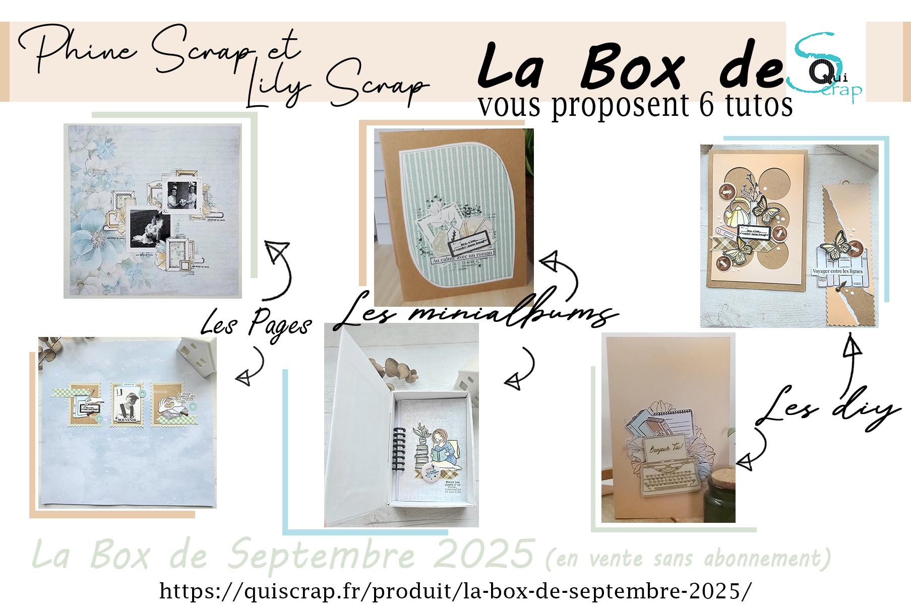 You are currently viewing 6 Tutos à réaliser avec la Box de Septembre 2025