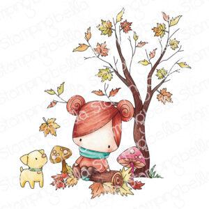 Tampon – LITTLE CUTIE AUTUMN IN THE WOODS – Stamping Bella