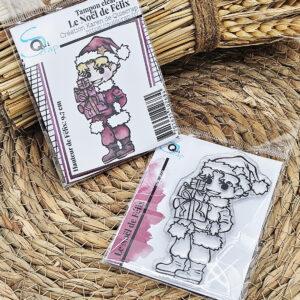 Tampon clear – Le Noël de Félix – Quiscrap