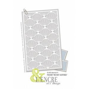 Pochoir Instant Suspendu – L’Encre et l’Image