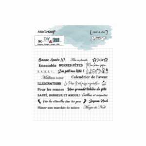 Tampon clear – Noel et cie – DIY and Cie