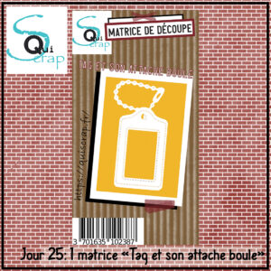 Les produits du Calendrier de l&rsquo;Avent Quiscrap 2025