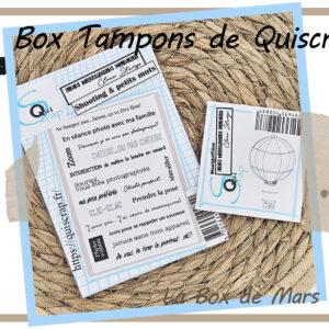 La Box Tampons de Quiscrap