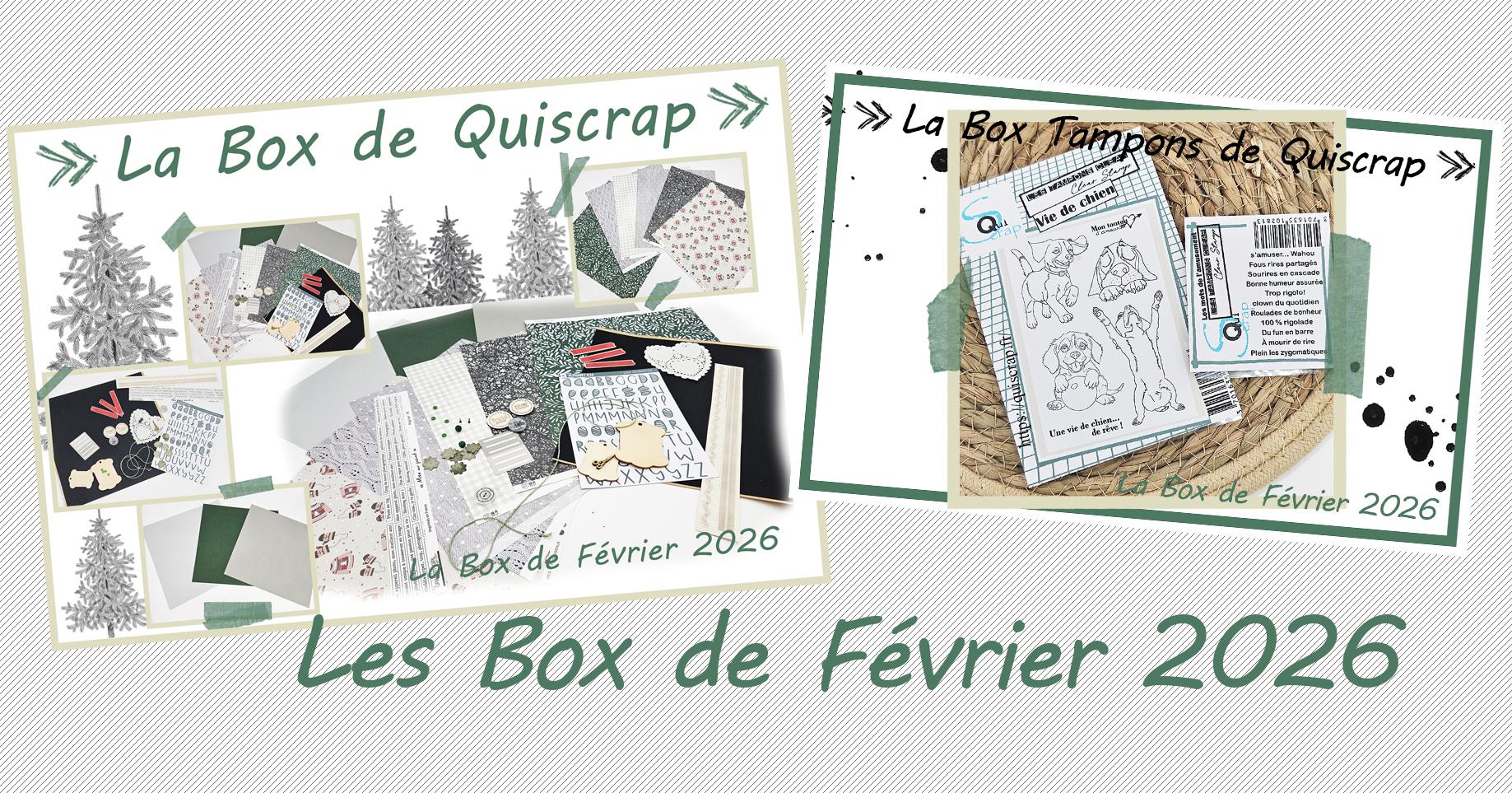 Lire la suite à propos de l’article Les Box de Février 2026