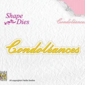 Nellie's Choice • Matrice de découpe Texte Condoléances