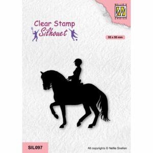 Tampon clear - Silhouette équitation - Nellie's Choice