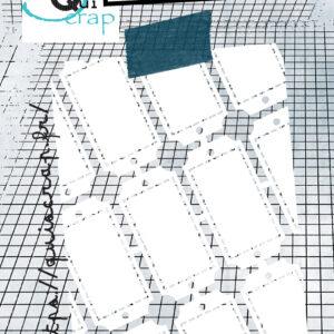 Pochoir A7 – Les tickets – Quiscrap