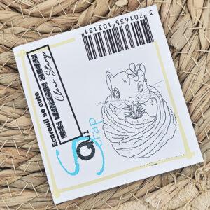 Tampons clear – Ecureuil so cute – Quiscrap