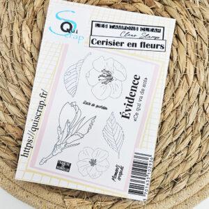 Tampons clear – Cerisier en fleurs – Quiscrap