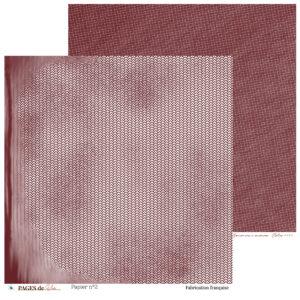 Papier n°2 – Collection Pages de Vie – Quiscrap