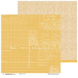 Papier n°4 – Collection Pages de Vie – Quiscrap