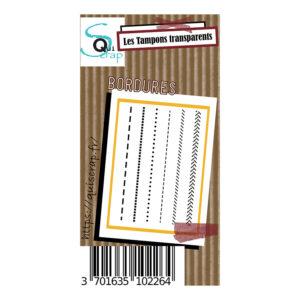 Tampons A8 – Les bordures - Collection Pages de Vie - Quiscrap