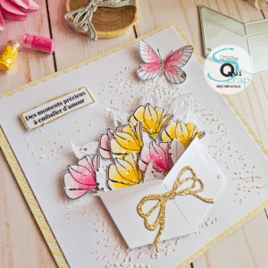 Matrice de découpe – Les boites planes – Collection Pages de Vie – Quiscrap