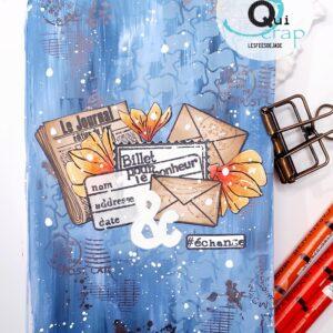 Tampons A6 – Papier Journal – Collection Pages de Vie – Quiscrap