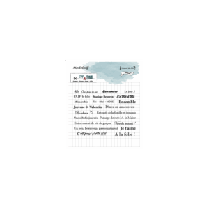 Tampon clear – Amour et Cie – DIY and Cie