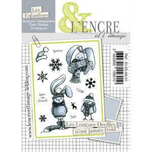 Tampon clear – Les Longues Oreilles nont Jamais Froid  – L&rsquo;Encre et l&rsquo;Image