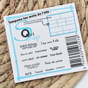 Tampons A8 – Les mots de l&rsquo;été – Quiscrap