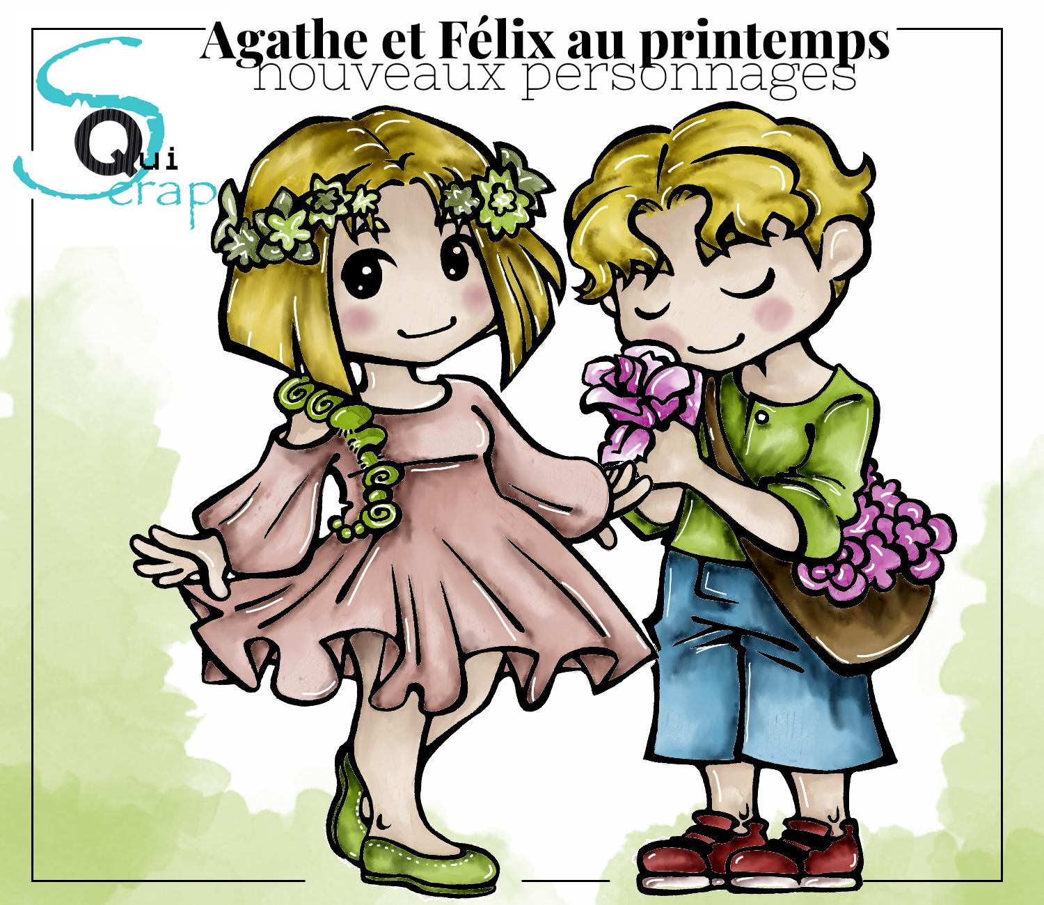 You are currently viewing 🌱 Agathe et Félix fêtent le Printemps ! 🌸