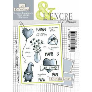 Tampon clear – Que du Love – L&rsquo;Encre et l&rsquo;Image