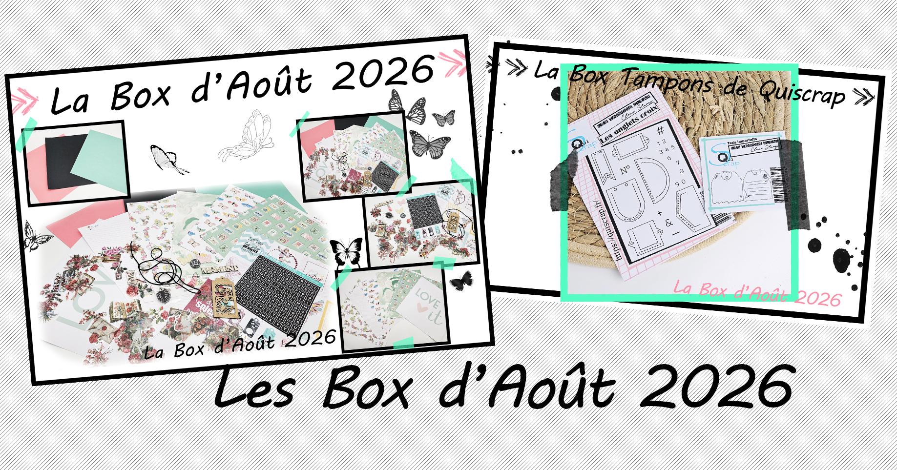 You are currently viewing Les Box d&rsquo;Août 2026